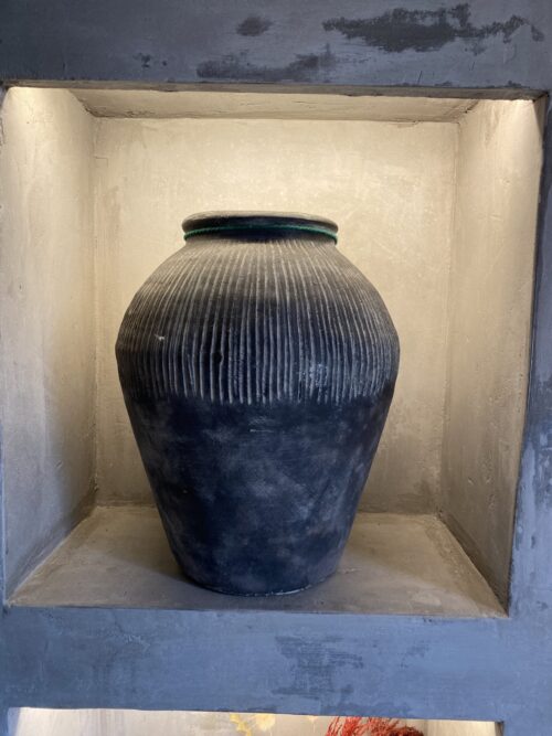 Ceramic Etched Vase