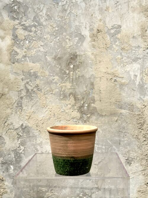 Green Glazed Terracotta Pot - Small